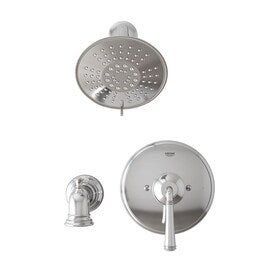 GROHE Gloucester Chrome 1-Handle Bathtub and Shower Faucet with Valve