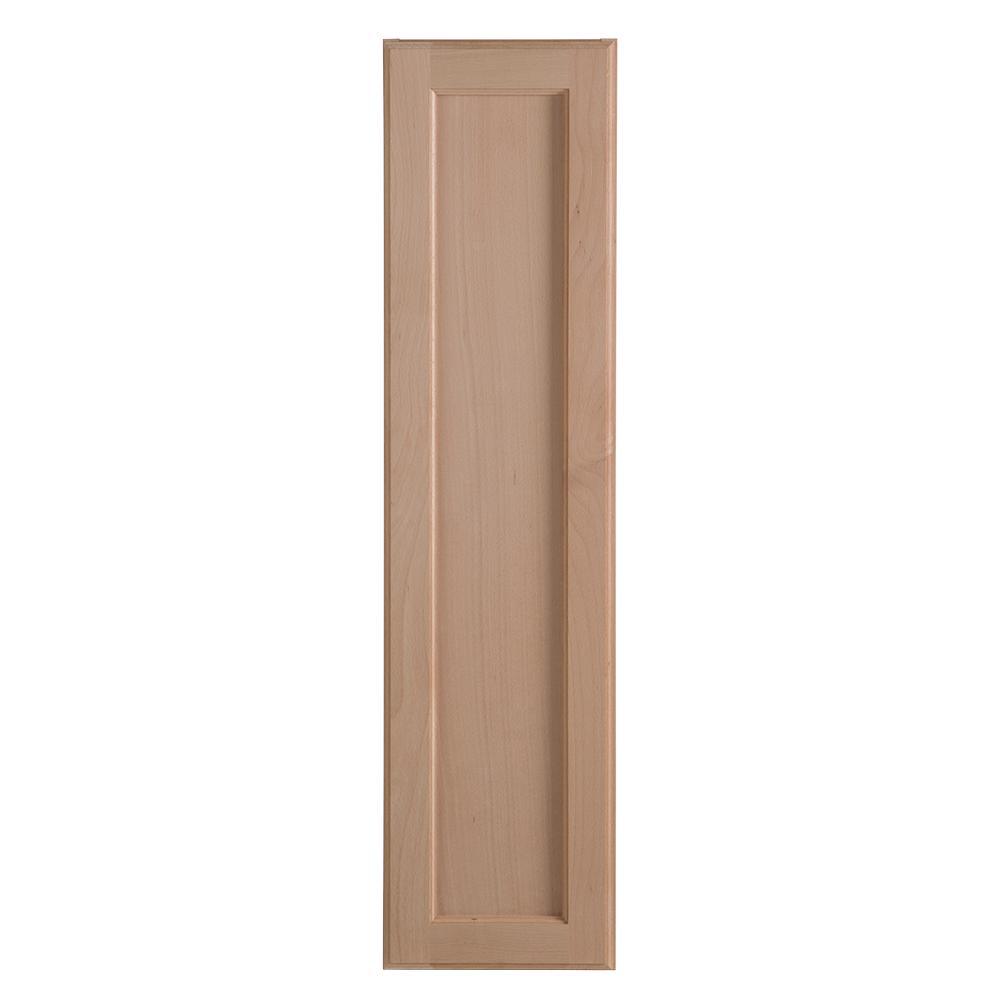 Easthaven Shaker Assembled 36x30x12 in. Frameless Wall Cabinet in Unfinished Beech - Super Arbor
