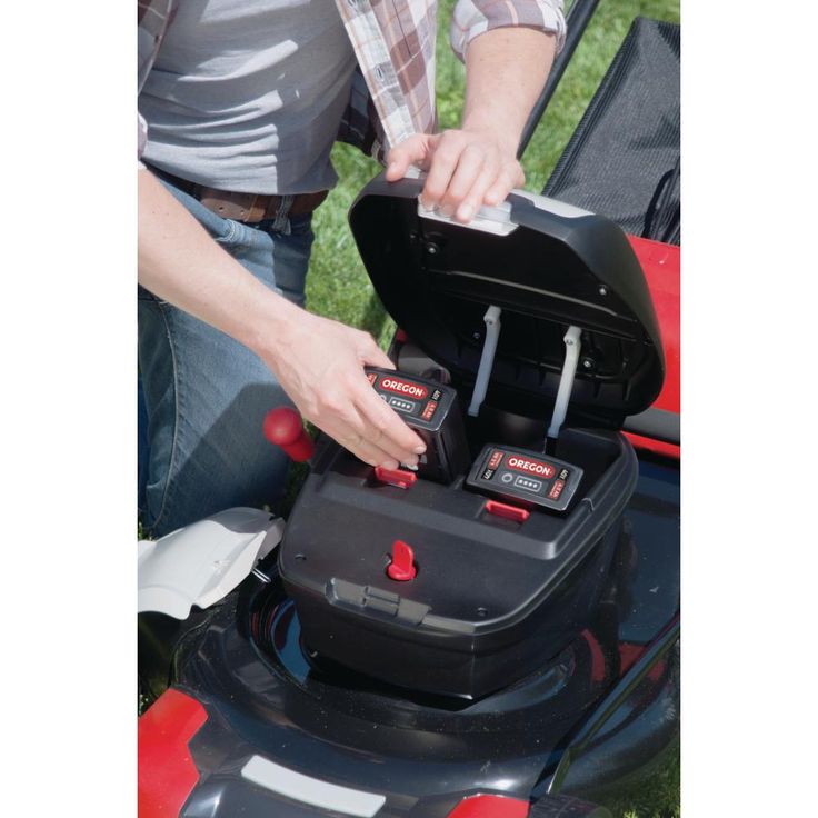 Oregon LM400 20 in. 40-Volt Battery Walk Behind Push Lawn Mower with 1 4.0 Ah Battery and 1 C600 Standard Charger