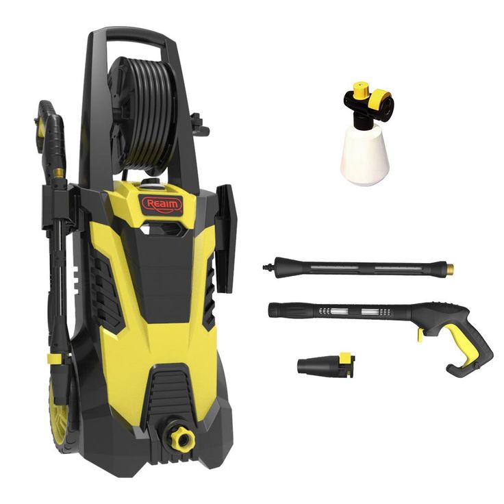 Realm 2450 PSI 1.75 GPM 14.5 Amp Cold Water Electric Pressure Washer in Yellow Black (Standard Edition)