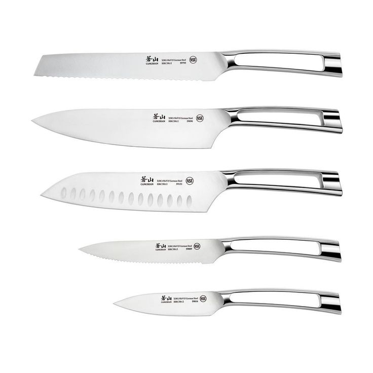 N1 Series 6-Piece German Steel Forged Knife Block Set