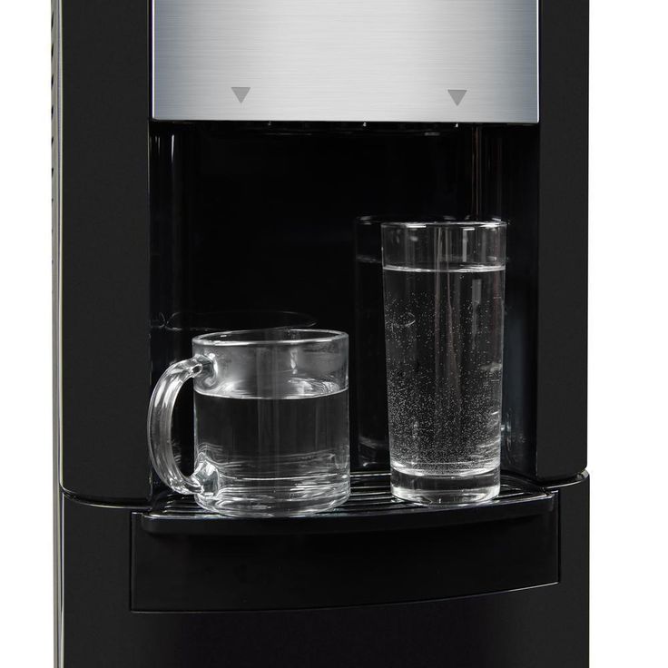 3 or 5 Gal. Water Cooler in Black with Self-Cleaning Feature