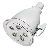 3-Spray 4.1 in. Single Wall MountHigh Pressure Fixed Adjustable Shower Head in Polished Chrome - Super Arbor