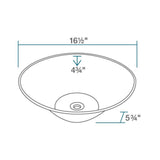 Porcelain Vessel Sink in Biscuit with 7007 Faucet and Pop-Up Drain in Chrome - Super Arbor