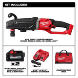 M18 FUEL 18-Volt Lithium-Ion Brushless Cordless GEN 2 SUPER HAWG 7/16 in. Right Angle Drill QUIK-LOK Kit - Super Arbor