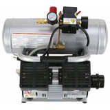 2.0 Gal. 1.0 HP Portable Electric Ultra Quiet, Oil-Free and Aluminum Air Tank Air Compressor with Nail Gun Kit - Super Arbor