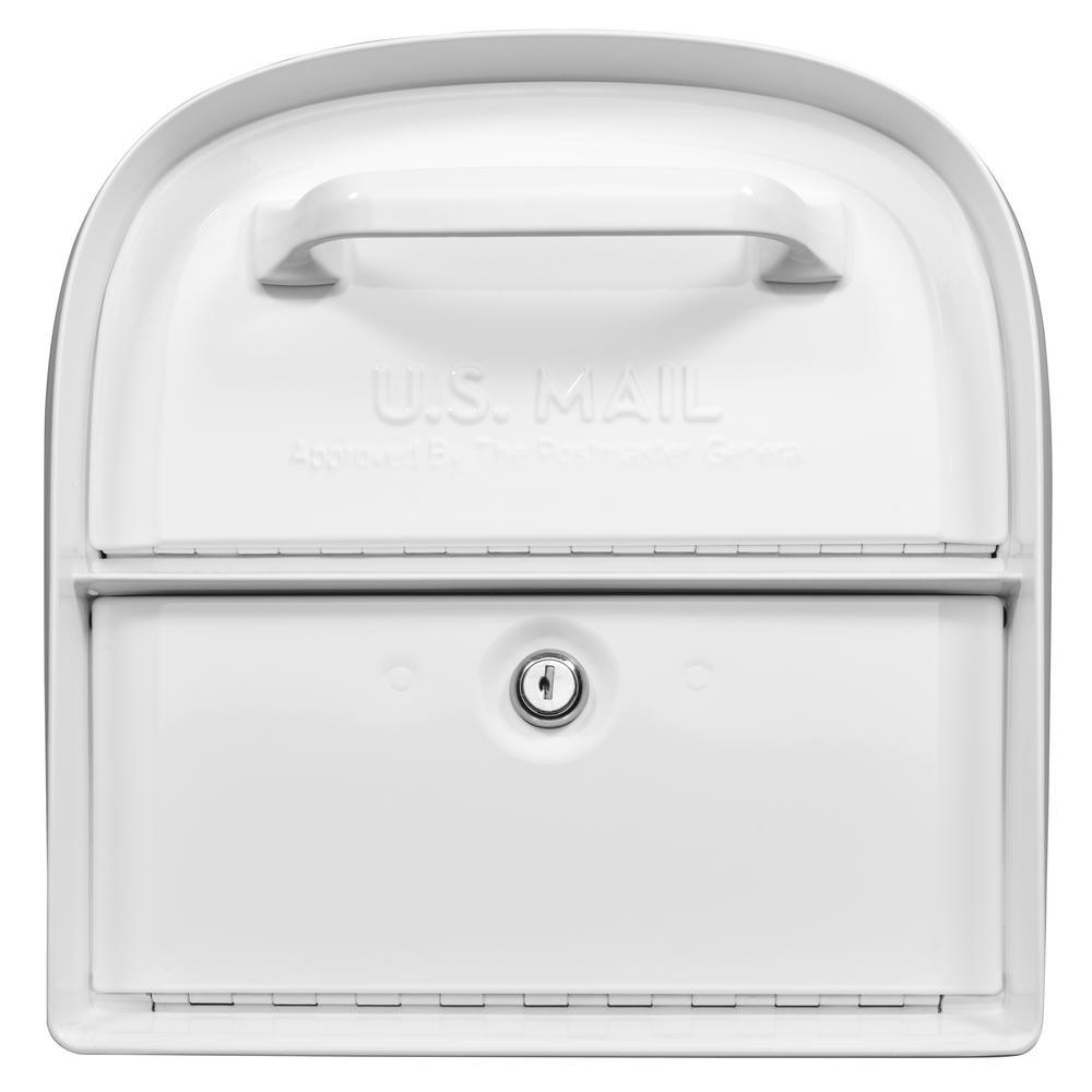 Oasis 360 Locking Parcel Mailbox with 2-Access Doors Black - Super Arbor