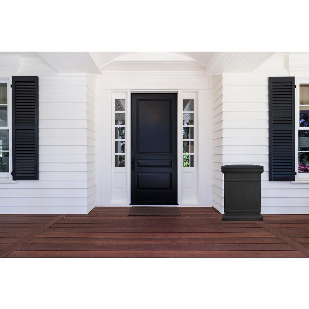 Graphite Standard Vertical Architectrual ParcelWirx Delivery Drop Box - Super Arbor