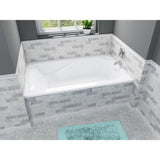 Cadet 6 ft. x 42 in. Reversible Drain Soaking Bathtub in White - Super Arbor