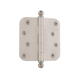 4 in. Ball Tip Residential Hinge with Square Corners in Oil-Rubbed Bronze - Super Arbor