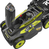 RYOBI 20 in. 40-Volt Brushless Smart TREK Self‑Propelled Cordless Lawn Mower with Two 6.0Ah Batteries and Charger
