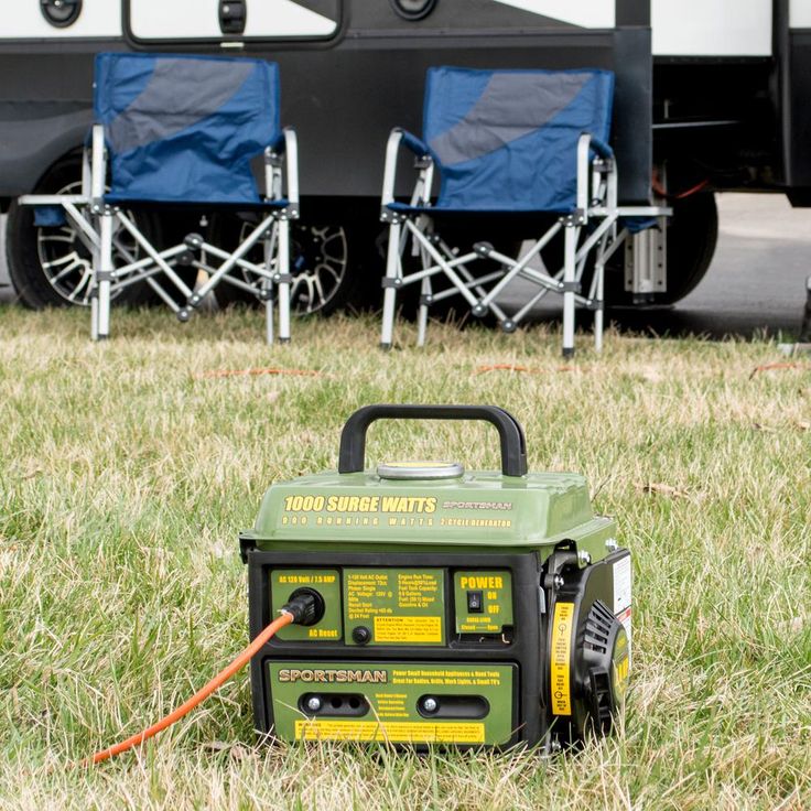 Sportsman 1,000/900-watt Gasoline Powered Portable Generator with 2-Stroke Brushless Motor