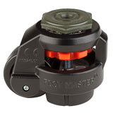 2 in. Nylon Wheel Metric Stem Leveling Caster with Load Rating 550 lbs.