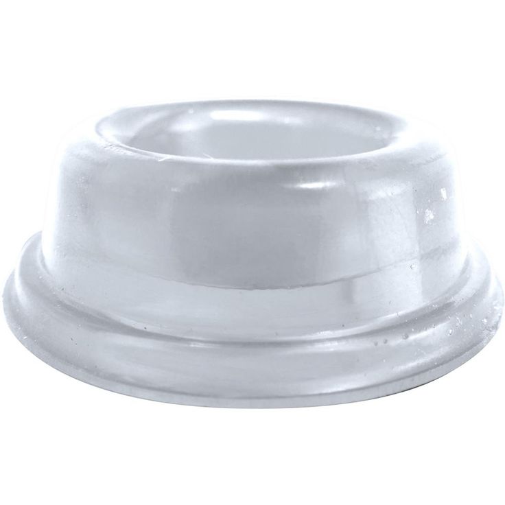 1-3/4 in. Clear Wall-Mounted Doorstop