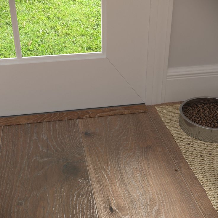 Cali Hardwoods 2.32-in x 75.2-in Knotty Barrel Wood Floor Threshold