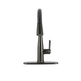 Delta Essa Touch2O Matte Black 1-Handle Deck-Mount Pull-Down Touch Kitchen Faucet (Deck Plate Included)
