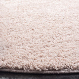 Safavieh Solo Shag 7 ft. Round Indoor Area Rug in Ivory, Solid Plush