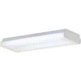 2-Light White Fluorescent Fixture - Super Arbor