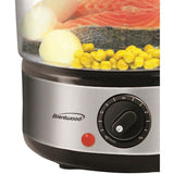 20-Cup Silver 2-Tier Food Steamer