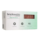 Old Mill Brick Castle Gate Thin Brick Singles - Flats (Box of 50) - 7.625 in. x 2.25 in. (7.3 sq. ft.)