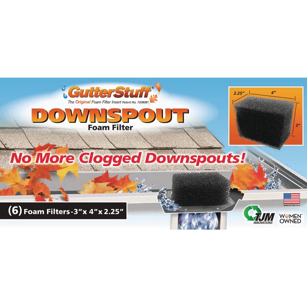 3 in. x 4 in. Downspout Gutter Guard - Super Arbor