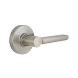 Tonbridge Matte Black Hall and Closet Door Lever with Round Rose (4-Pack)