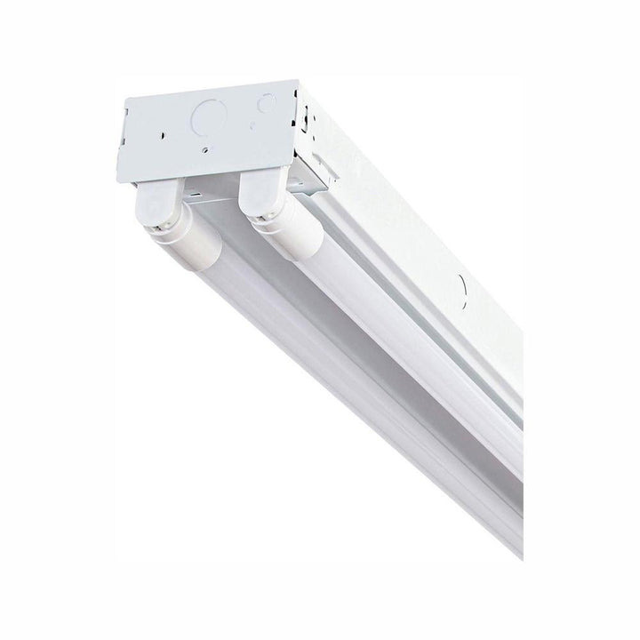 4 ft. 2-Light T8 Industrial LED White Strip Light with 1800 Lumen DLC Flex Tubes 4000K - Super Arbor