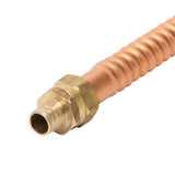 3/4 in. FIP/MIP x 3/4 in. PEX Barb x 18 in. Copper Water Heater Connector (7/8 in. O.D.) - Super Arbor