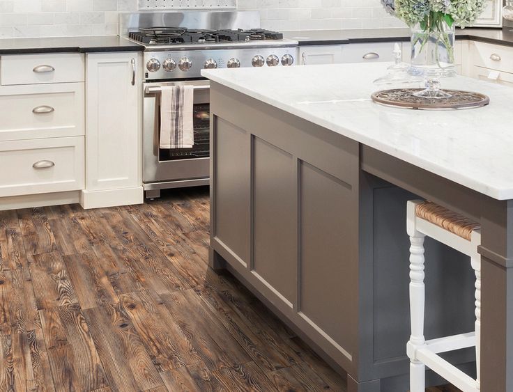 Style Selections Lethbridge Pine 8-in x 48-in Glazed Porcelain Wood Look Floor Tile