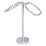 Allied Brass Satin Chrome Freestanding Countertop Towel Ring