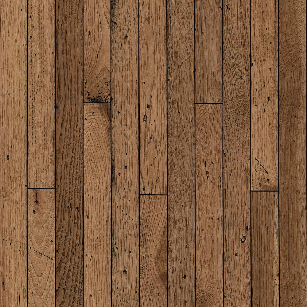 Bruce American Vintage Scraped Mocha 3/4 in. T x 5 in. W x Varying L Solid Hardwood Flooring (23.5 sq. ft. / case) - Super Arbor