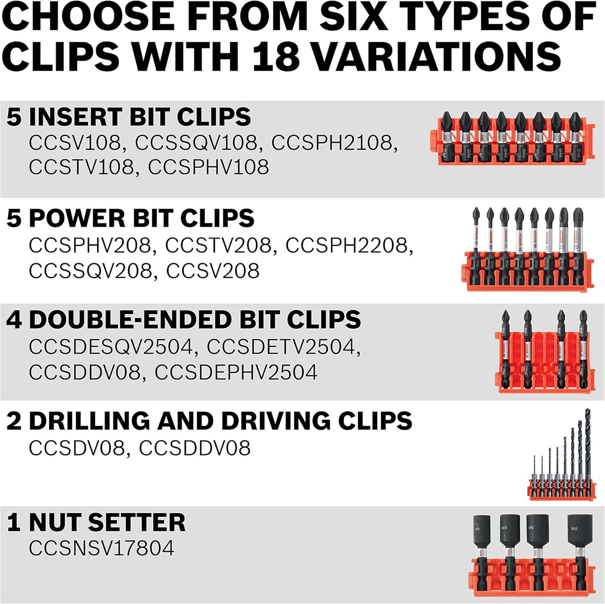 Bosch Custom Case 4-Piece 1/4-in x 1-7/8-in Nutsetter Impact Driver Bit Set