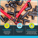 SharkBite 1/2 in. x 100 ft. Blue and Red PEX-B Pipe Coil Combo