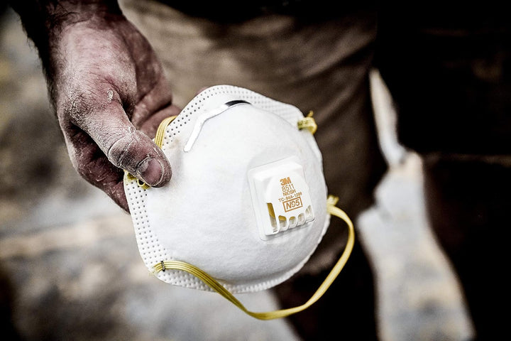 3M 8511 N95 Respirator with Cool Flow Valve, Disposable Sanding & Fiberglass Mask, 2-Pack