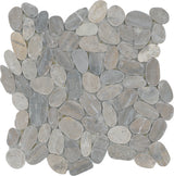 Emser Flat Venetian Pebble 11-Pack Medici Blend Natural Stone Border Tile (12-in x 12-in)