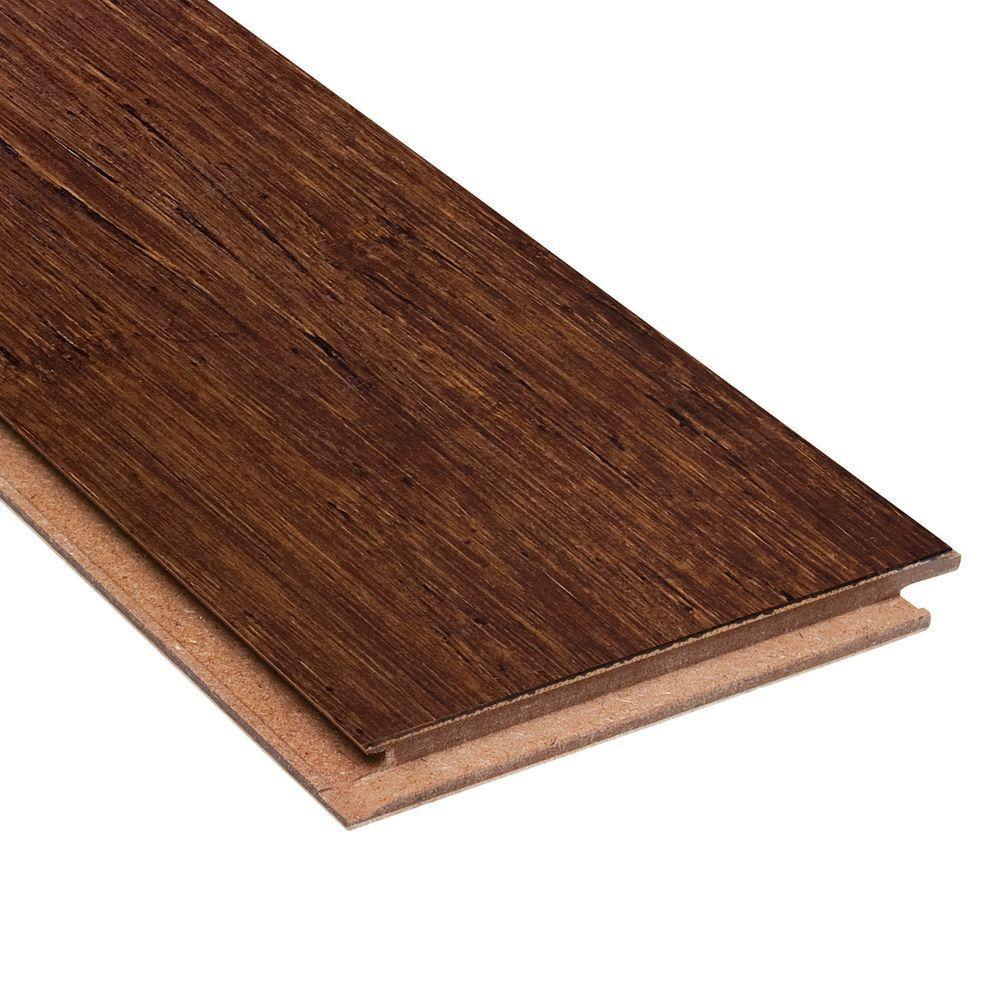Home Legend Strand Woven Sapelli 3/8 in. Thick x 4-3/4 in. Wide x 36 in. Length Click Lock Bamboo Flooring (19 sq. ft. / case) - Super Arbor