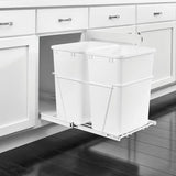 Rev-A-Shelf 27-Quart Plastic Pull Out Trash Can