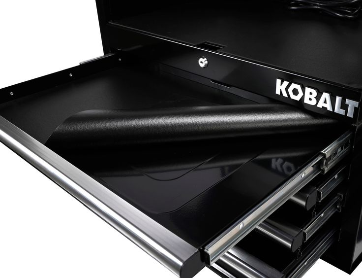 Kobalt 26-in W x 22-in H 4-Drawer Steel Tool Chest (Black)