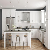 Shaker Ready To Assemble 15 in. W x 34.5 in. H x 21 in. D Plywood Vanity Drawer Base Kitchen Cabinet in Denver White