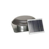 800 CFM Weatherwood Galvanized Steel Solar Powered Attic Fan - Super Arbor