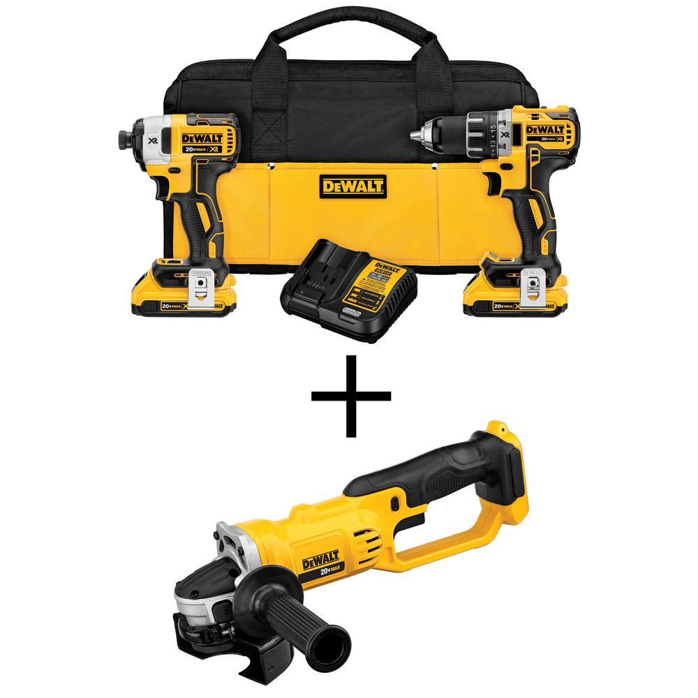 20-Volt Max Lithium-Ion Cordless Combo Kit (10-Tool) w/ (2) Batteries 2.0Ah, Charger & Tool Bag - Super Arbor