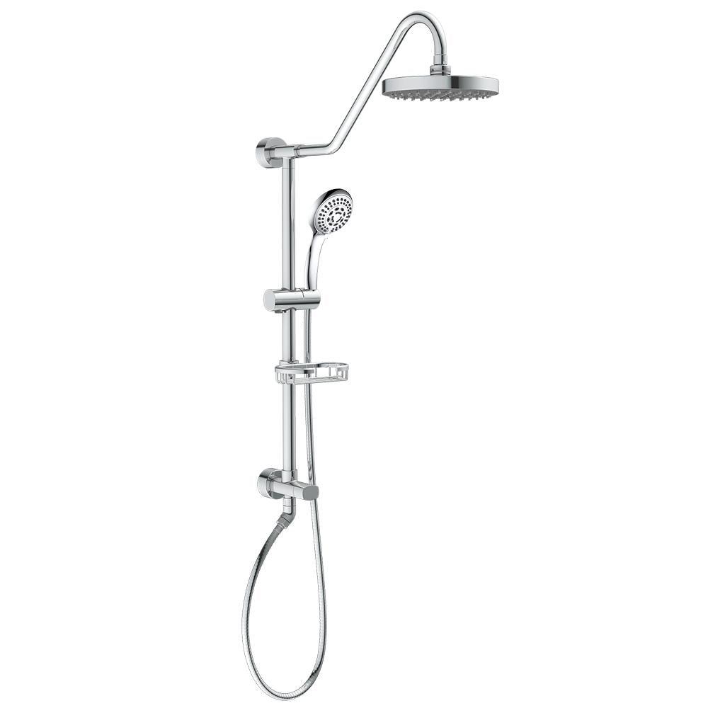 6-spray 8 in. Dual Shower Head and Handheld Shower Head with Low Flow in Oil-Rubbed Bronze - Super Arbor