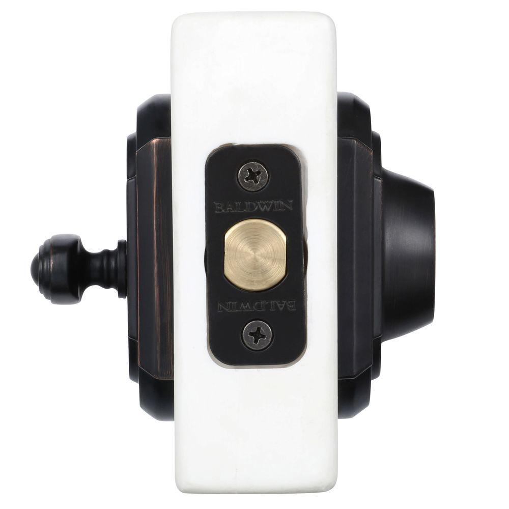 Prestige Single Cylinder Venetian Bronze Arched Deadbolt Featuring SmartKey Security - Super Arbor