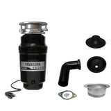 Everbilt 1/2 HP Standard Continuous Feed Garbage Disposal with Stainless Steel Sink Flange and Attached Power Cord