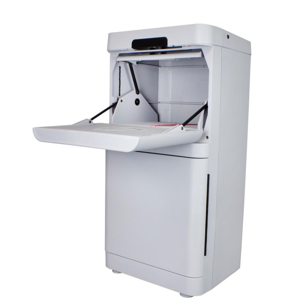 Gray Floor Mount Parcel Security Mailbox - Super Arbor
