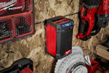 Milwaukee M12 12V Lithium-Ion Cordless Bluetooth/AM/FM Jobsite Radio + CP HIGH OUTPUT 2.5Ah Battery Pack