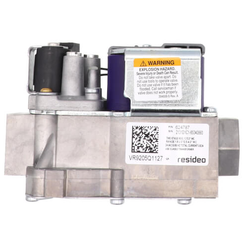Nordyne 921691 gas valve - detail view (Product Type: Gas Valve; Voltage: 24V)