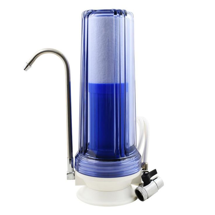 Premium 7-Stage Counter Top Water Filtration System in Clear