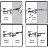 6 in. Galvanized Heavy Duty Barrel Bolt - Super Arbor