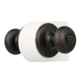 Cove Venetian Bronze Privacy Bed/Bath Door Knob - Super Arbor